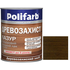 Polifarb Лазур деревозахисна темний дуб 0,7 кг