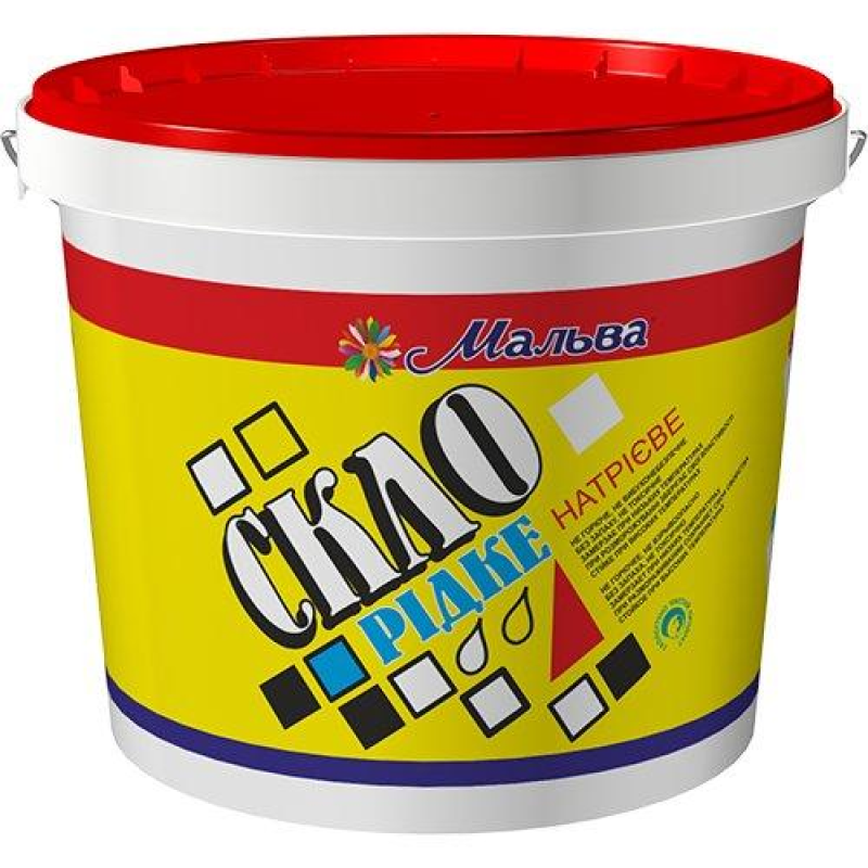 Рідке скло 2,5 кг Мальва