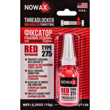 Червоний фіксатор різьблення NOWAX Threadlocker Red NX 21129