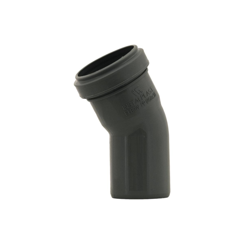 Коліно 50*30 + резина ІНСТАЛПЛАСТ