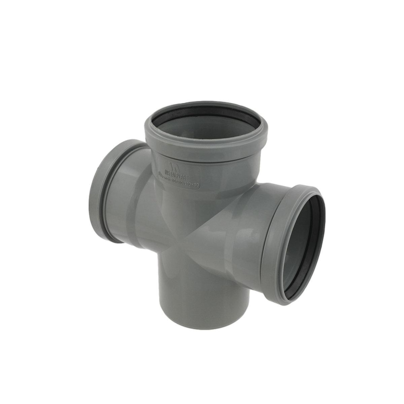 Хрест 110*110*110*90° + резина ІНСТАЛПЛАСТ