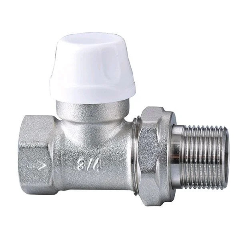 RAFTEC Кран під термоголовку прямий з антипротечкою 3/4“ TKRP02