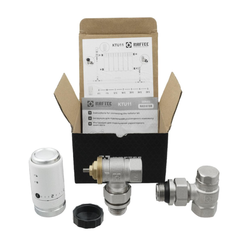 Комплект термостатичний  М30 кутовий 1/2“ (KTU 11)(без упаковки)