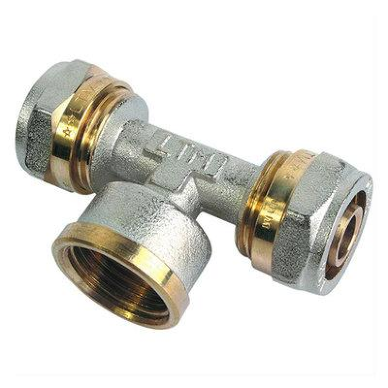 Трійник нерозбірний ЕКВР 16x1/2“x16мм