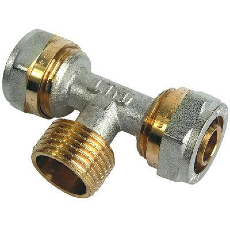 Трійник нерозбірний ЕКЗ НР 20x1/2“x20мм