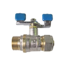 Кран кульовий ЕКО 16x1/2“ НР