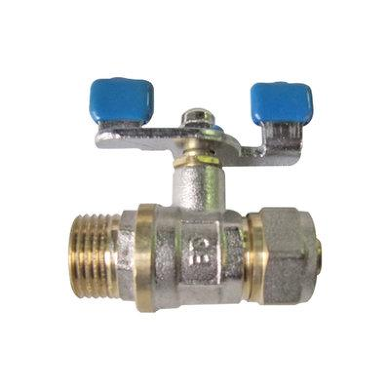 Кран кульовий ЕКО 16x1/2“ НР