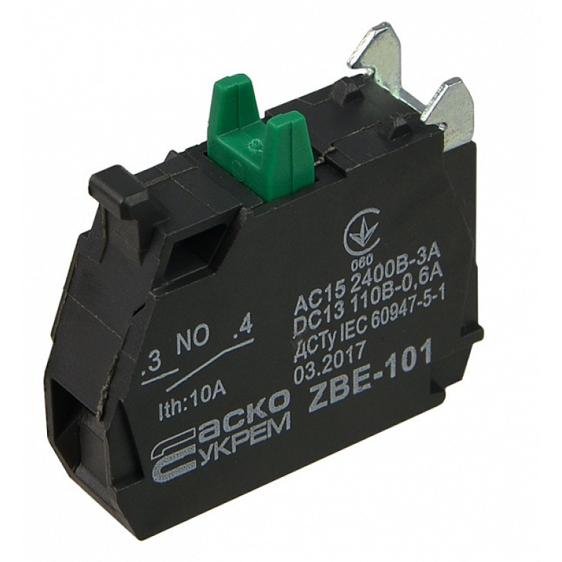 ZBE-101 N/О Контакт для кнопок TB5
