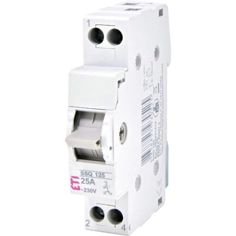 Перемикач навантаження SSQ 125 “1-0-2“ 1p 25А