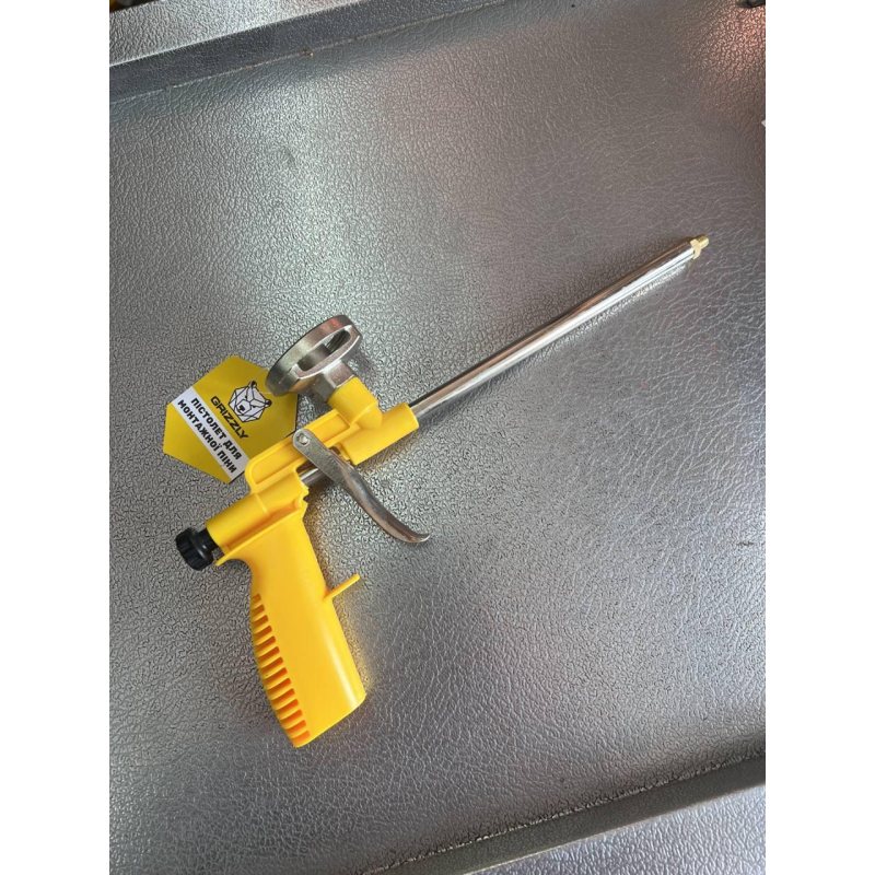 Пістолет для монтажної піни ТМ “GRIZZLY“ побутовий