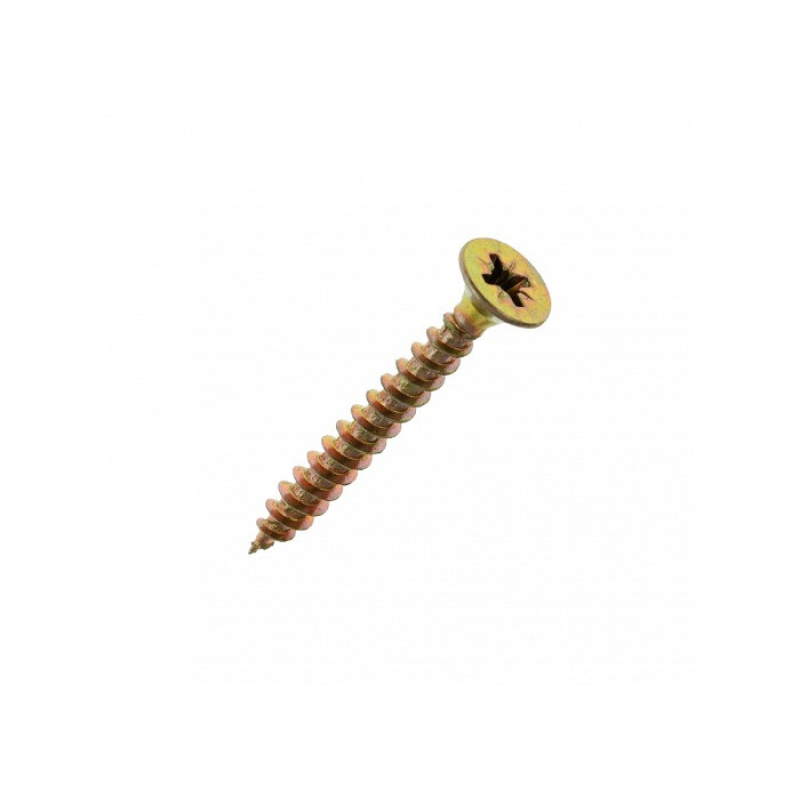 Саморіз універсальний жовтий 5х100