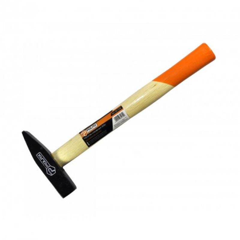 Молоток слюсарний 500г дерев“яна ручка POLAX