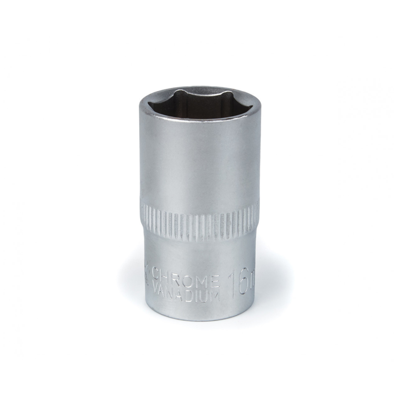 Шестигранна головка 16мм 1/2“ CrV POLAX