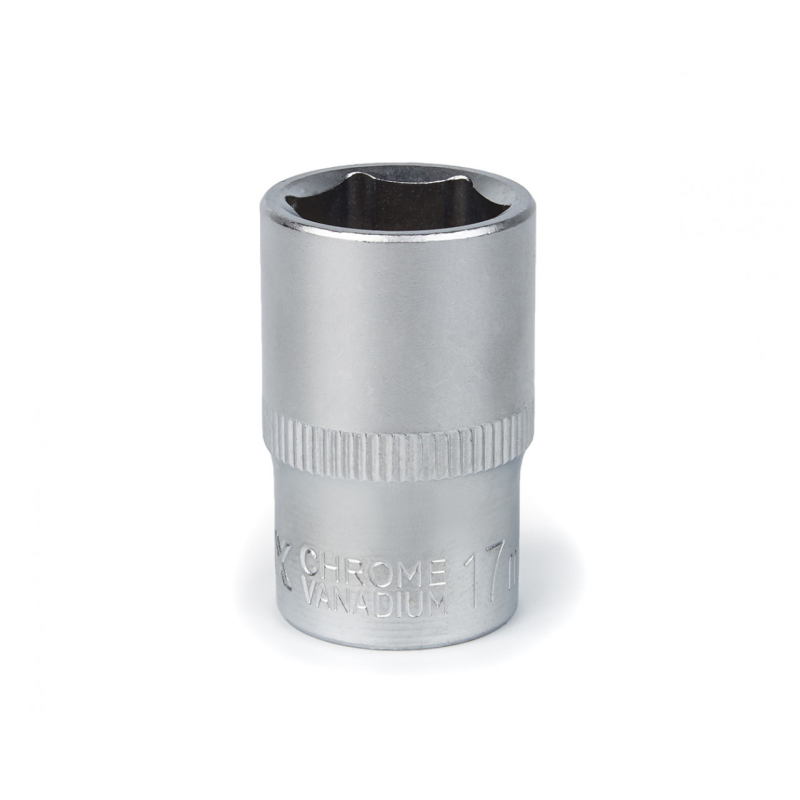 Шестигранна головка 17мм 1/2“ CrV POLAX