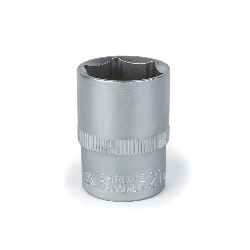 Шестигранна головка 21мм 1/2“ CrV POLAX