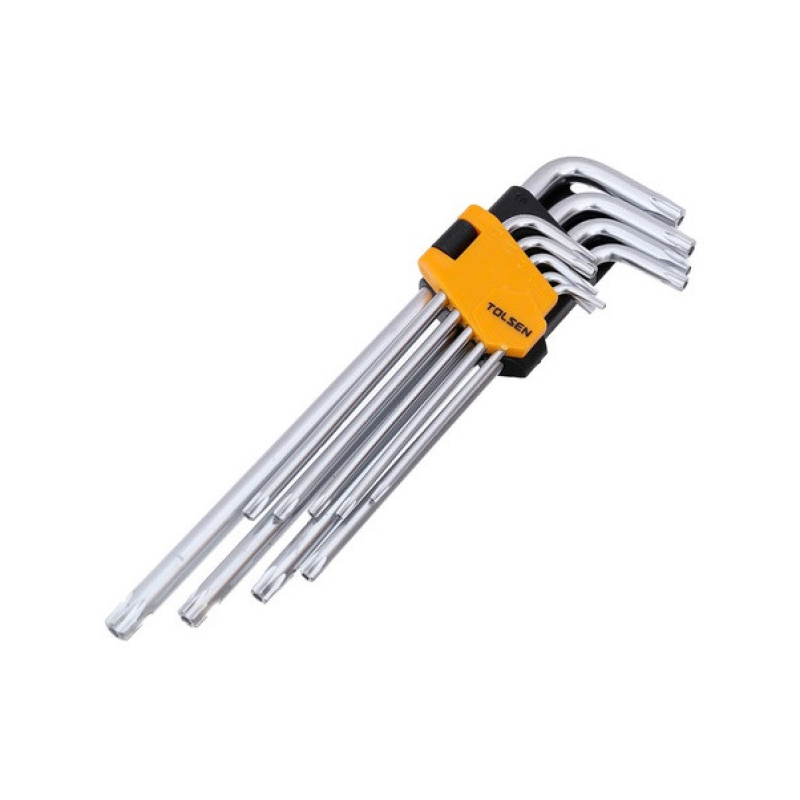 Комплект ключів Torx з отвором 9шт Tolsen 20056