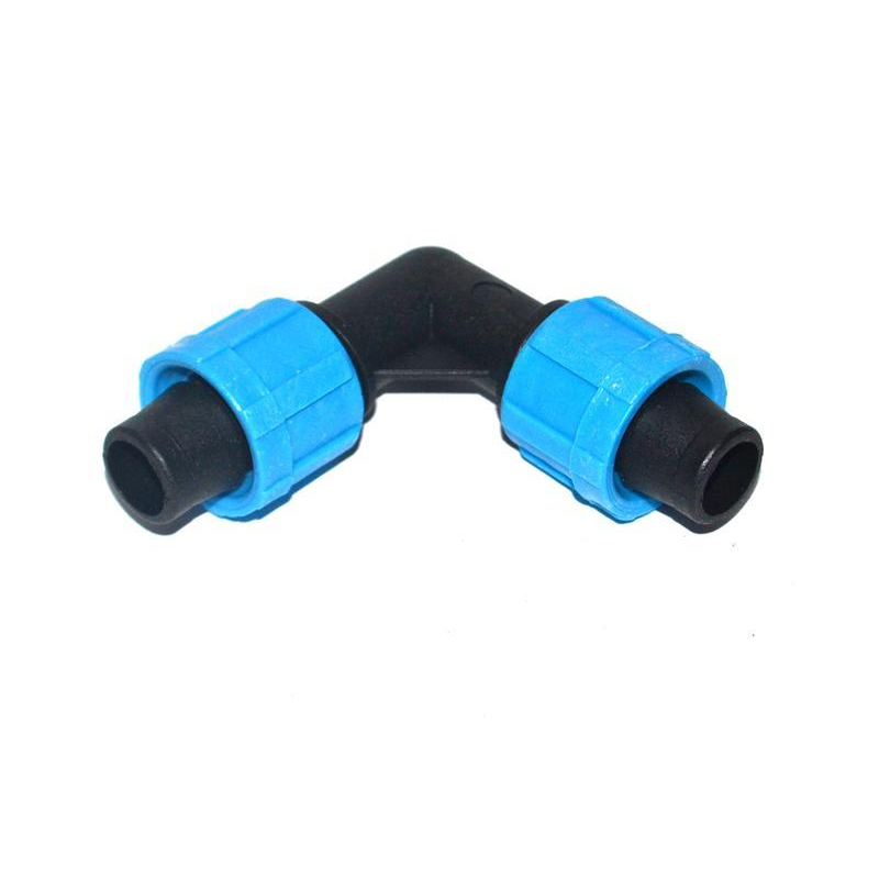 Кут затискний для крапельної стрічки 86