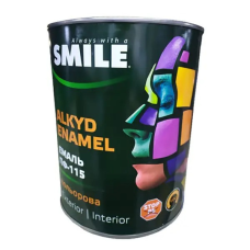 Емаль ПФ-115 срібляста 0,6кг Smile