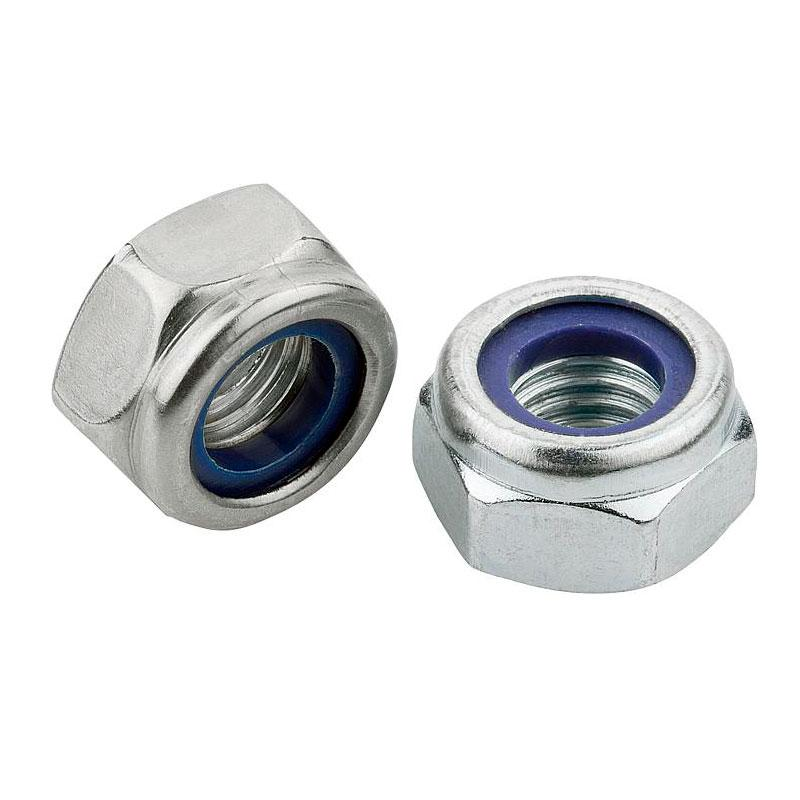 Гайка самостопорна з пластиковим кільцем М5 Гайка самостопорна з пластиковим кільцем М5