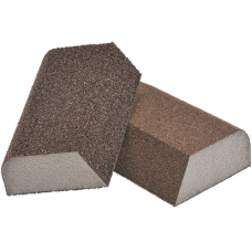 Наждачка губка Smirdex коса на тонка (very fine) 100х70х25 мм combi