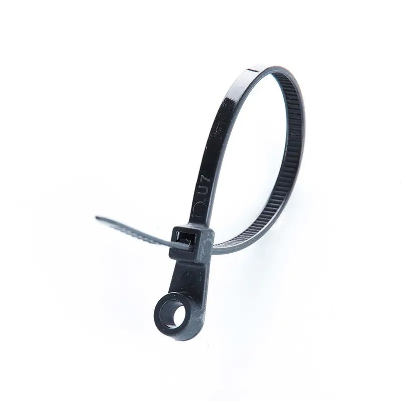 Хомут з кільцем 4х150 чорний Apro