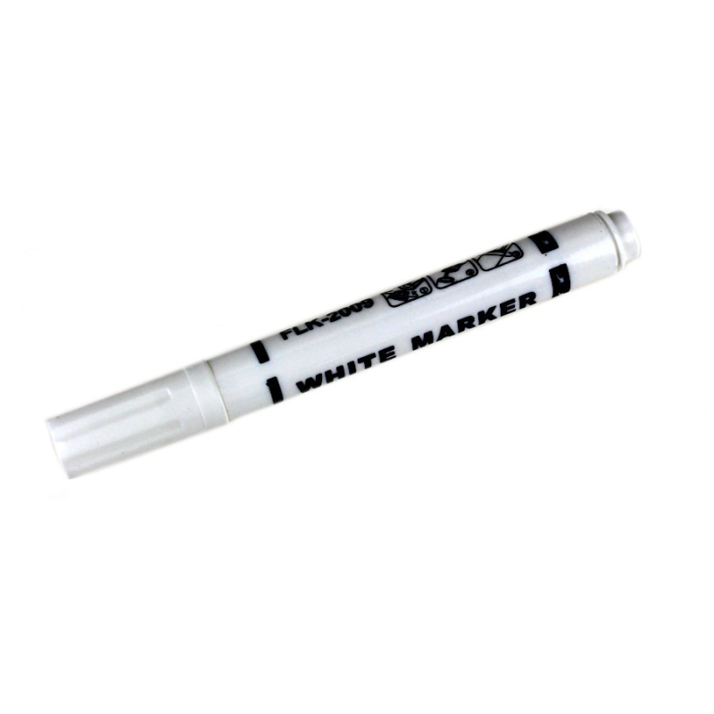 Маркер перманентний білий FLK-2009 MAR17-3