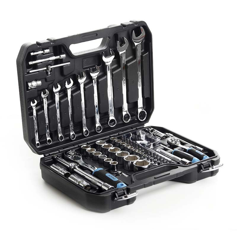 Професійний набір інструментів 1/4, 1/2 82шт Apro 251482