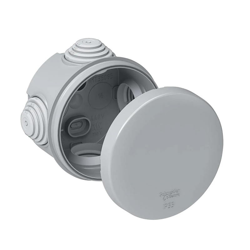 Коробка відгалуж. з кабельними вводами, IP44 65х35мм