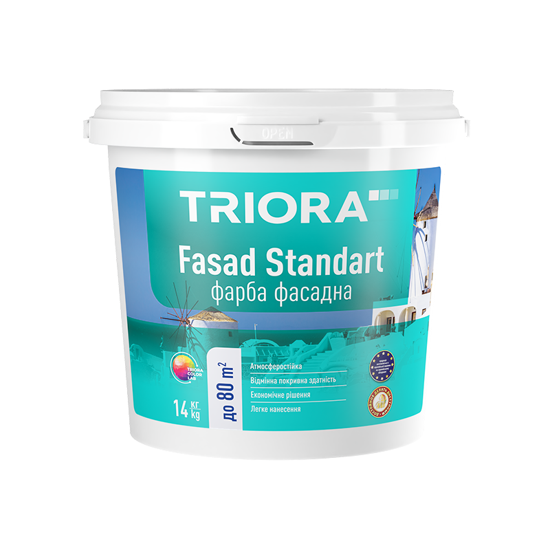 Фарба фасадна 14кг Fasad Standart TM TRIORA