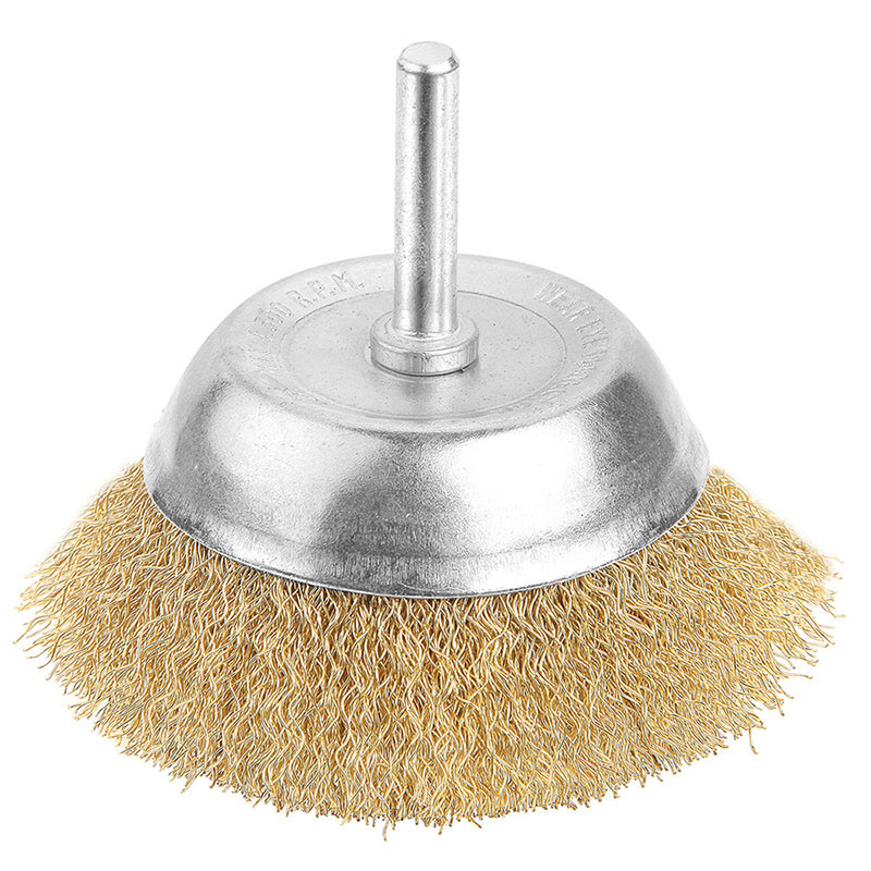 Щітка Чашка 75мм х 6,4мм гофрирований Tolsen 77550