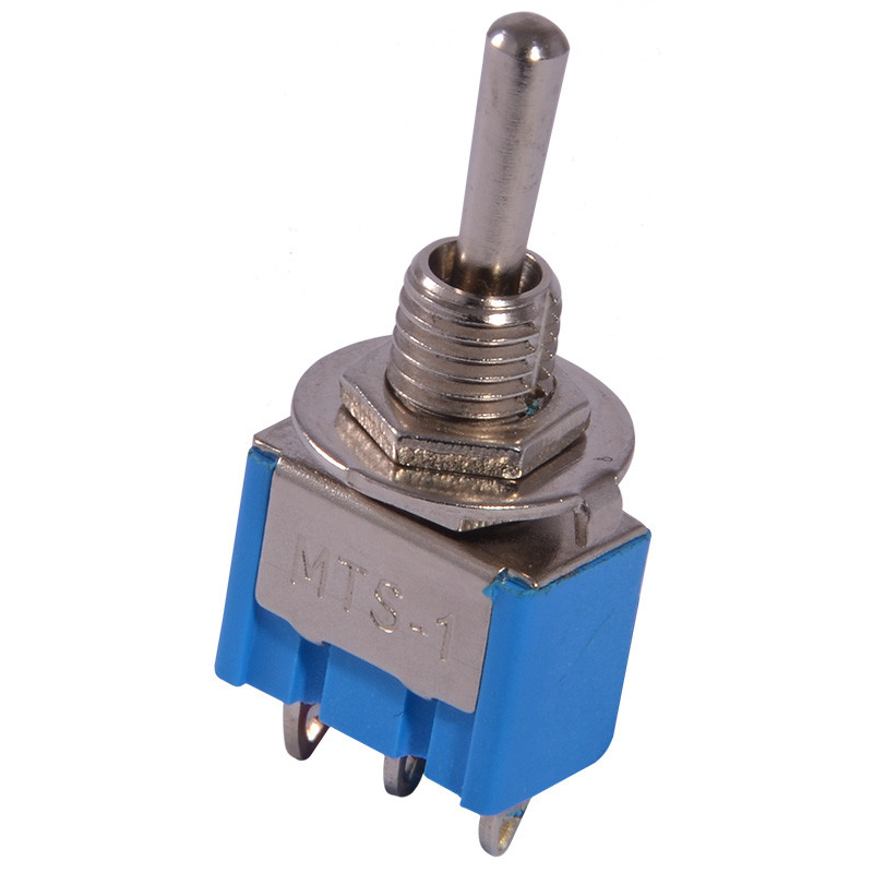 Тумблер MTS-123  (ON)-OFF-(ON) 3Пол. *3Конт. (без фікс.)