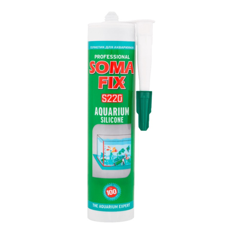 Силікон акваріумний прозорий S220 SOMA FIX 280мл