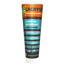 Герметик акриловий санітарний білий Lacrysil 0,15мл