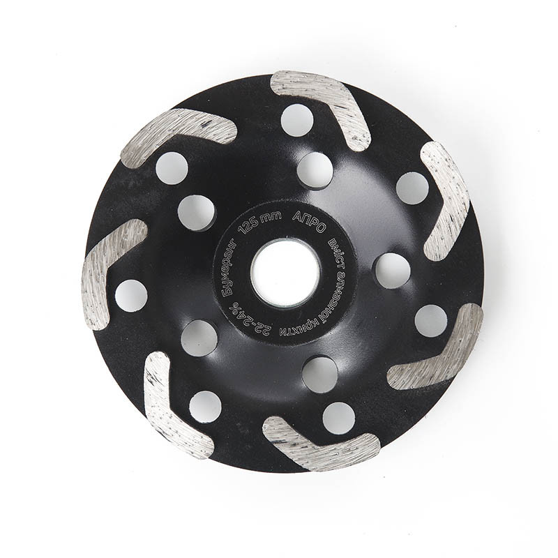 Чаша алмазна шліфувальна 125мм 22-24% Бумеранг Apro