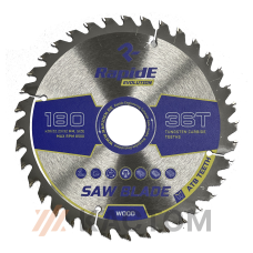 Диск пильний по дереву 180х36Тх22,23 Rapide SAW BLADE R5510