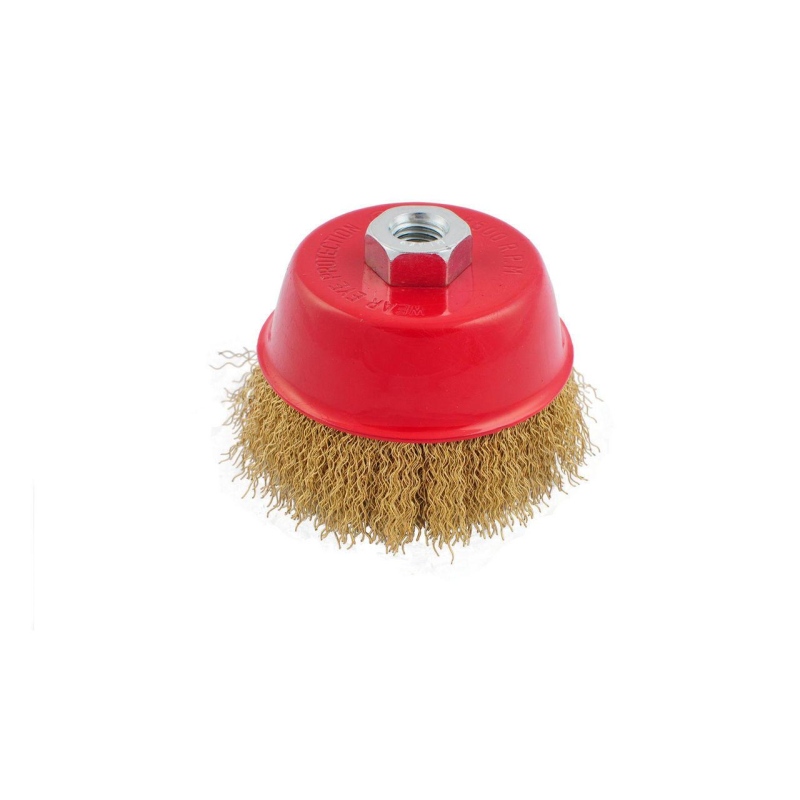 Щітка стирчить Mastertool — 125 мм рифлена 19-7112