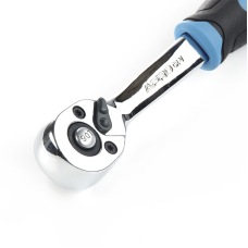 Ключ-тріскачка з вигнутою ручкою CrV 1/4 (90T) APRO 257013