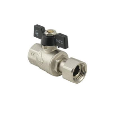 Кран Куль. з накидною гайкою RAFTEC BLACK DN15 (3/4“) чб