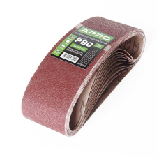 Наждачка кільцева 75х533мм Р80 (10шт) Apro 828053