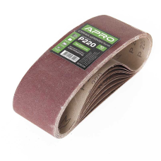 Наждачка кільцева 75х533мм Р220 (10шт) Apro 828058