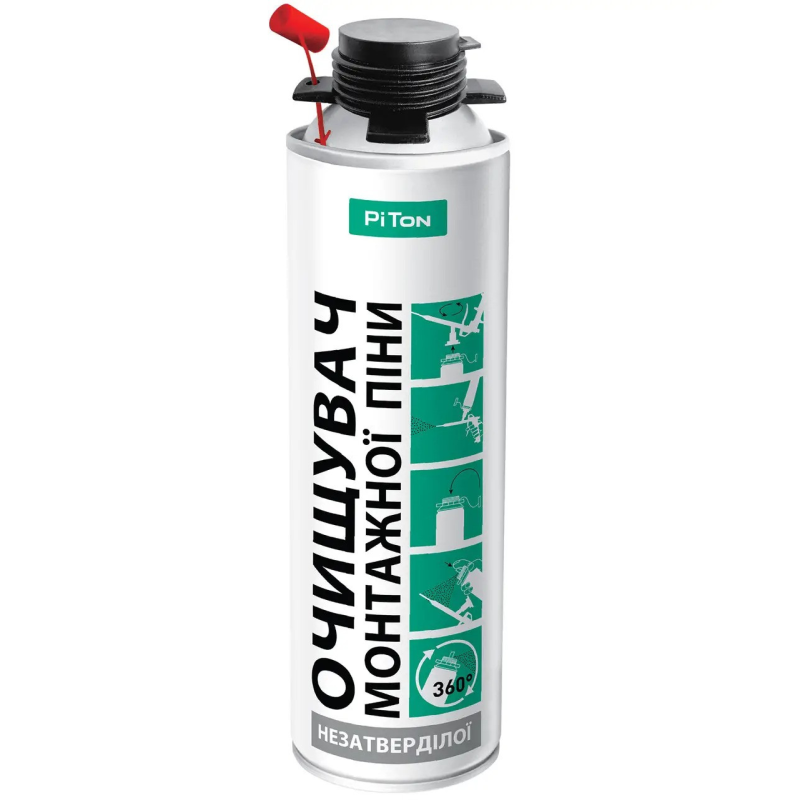 Очищувач монтажної піни PITON 500мл 80-207
