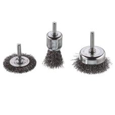 Набір щіток Intertool - рифлені 3шт BT-0300