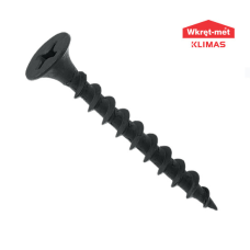 Саморіз гіпсокартонний по дереву чорний 4,8х120 Wkret-Met