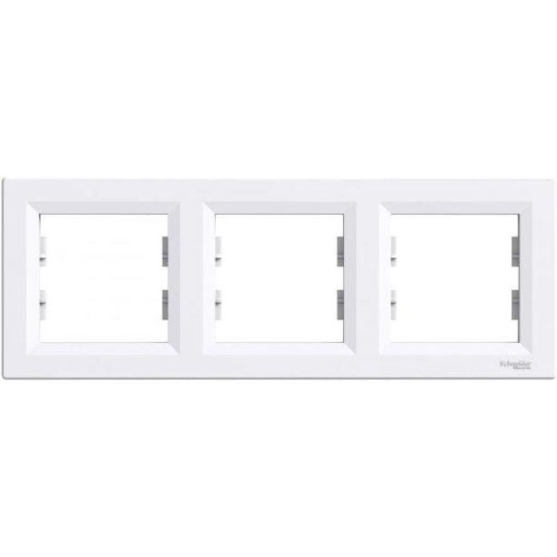 Рамка Schneider Asfora 3-постова гориз. біла EPH5800321