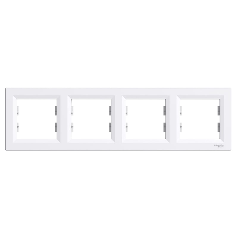 Рамка Schneider Asfora 4-постова гориз. біла EPH5800421