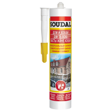 Герметик силіконовий універсальний SOUDAL сірий 280мл