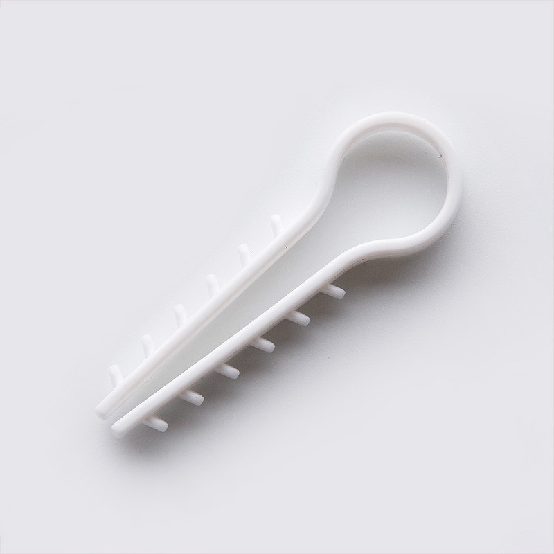 Дюбель-ялинка круглий кабель 10мм білий 100шт Apro FT-10