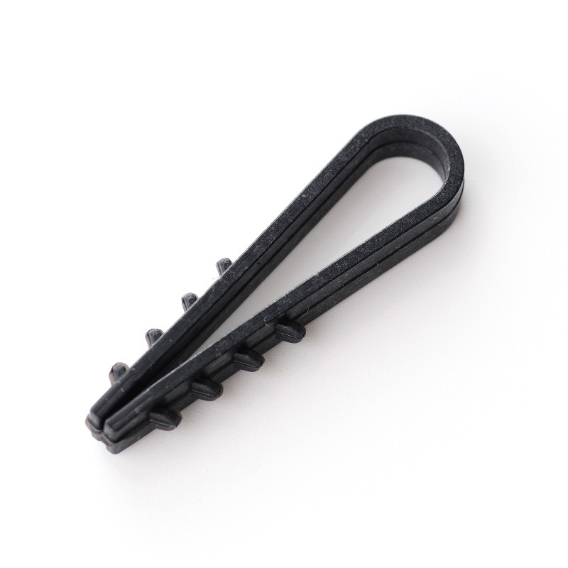 Дюбель-ялинка круглий кабель 8мм чорний 100шт Apro FT-8B