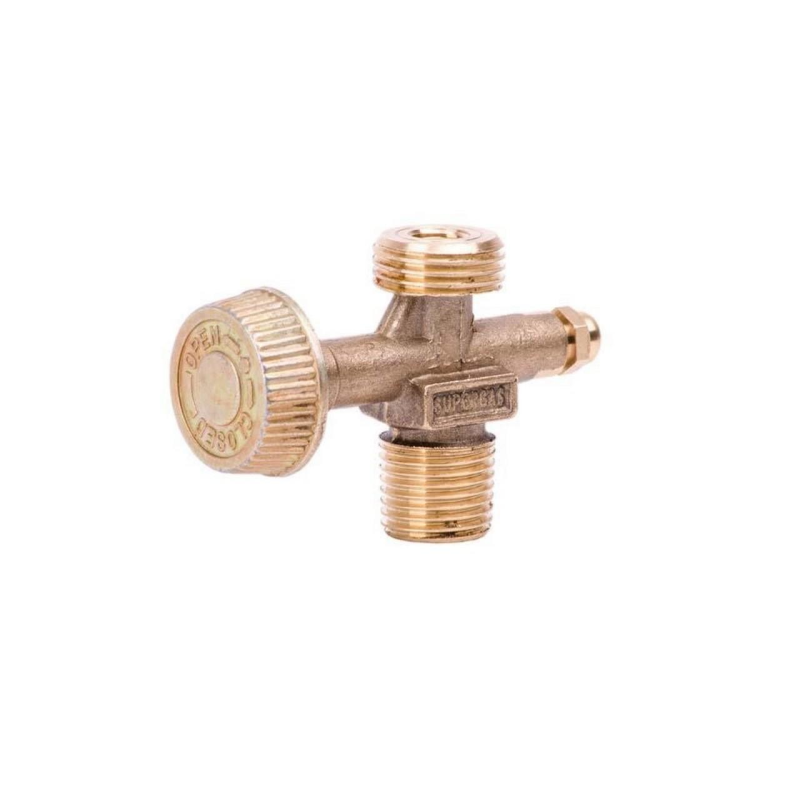 Вентиль для газових балонів і пальників Intertool - W21,8 - 14LH x W19,8 - 14 DIN477 GS-0009