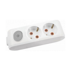 Колодка 2 гнізда з/зем ViKo MULTI-LET з вимикачем